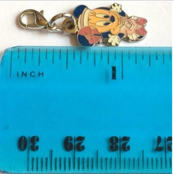 Disney Minnie Mouse Charm Clip Bracelet ZipperPull - Picture 8 of 9